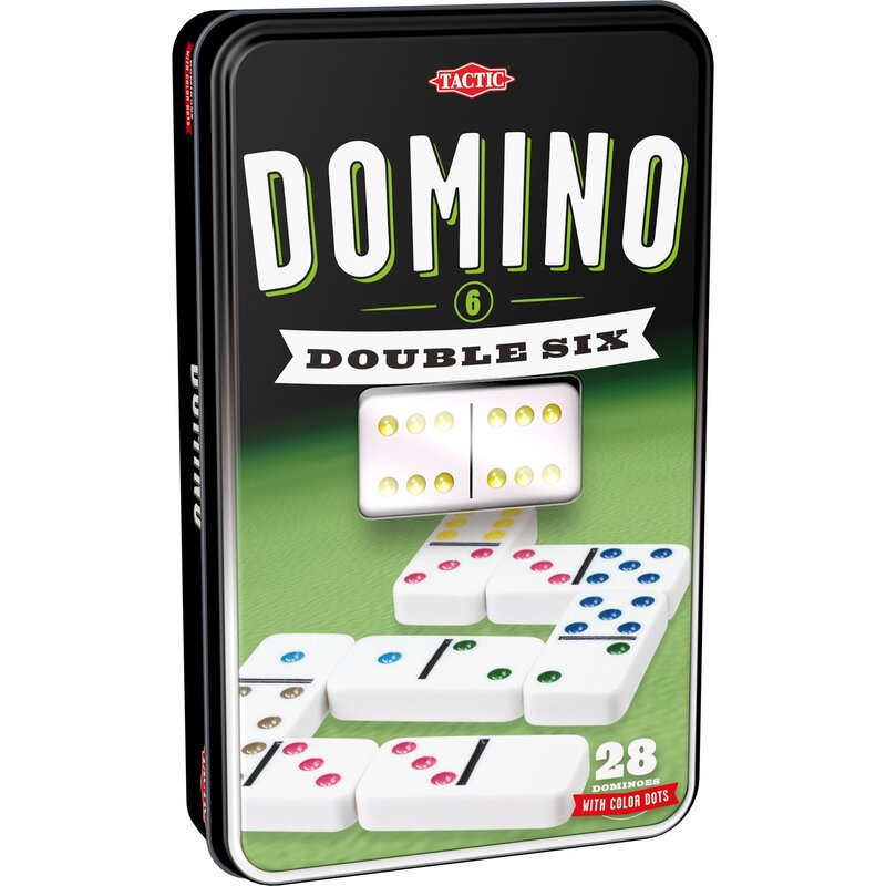 Gra logiczna TACTIC Domino szóstkowe 53913
