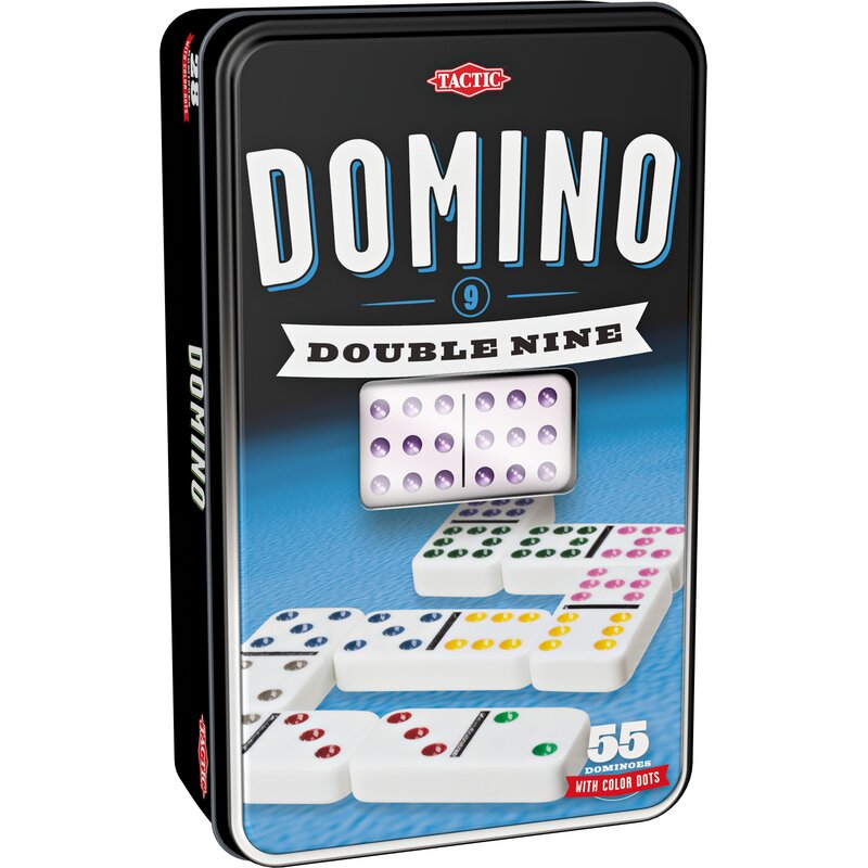Gra logiczna TACTIC Domino dziewiątkowe 53914