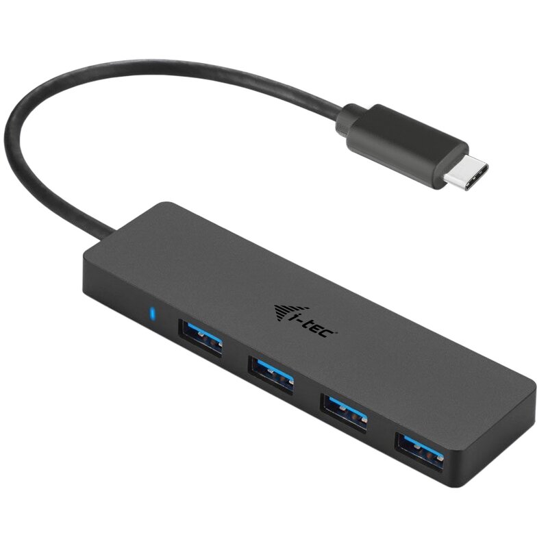 i-tec USB-C Slim pasywny HUB 4x USB 3.0 do podłączenia USB-A/USB-C