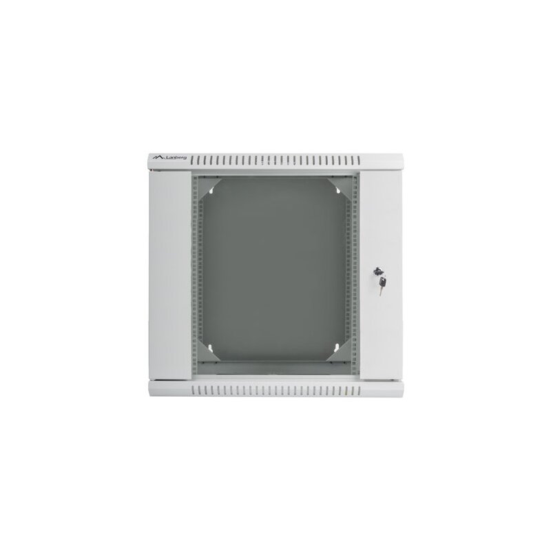 Szafa RACK LANBERG 19" 12U WF02-6612-10S 600 x 600 mm, Wisząca Szary