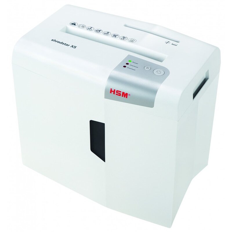 Niszczarka HSM Shredstar X5 18 L, P-4, Ścinki, Automatyczny Start/Stop, Funkcja cofania