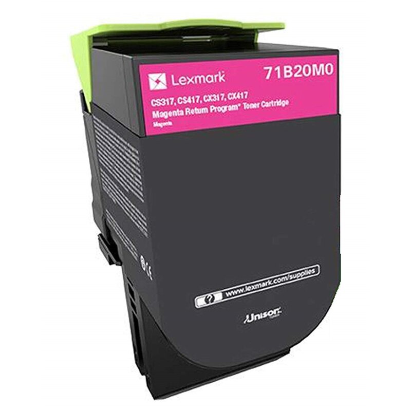 Toner LEXMARK 71B20M0 Magenta