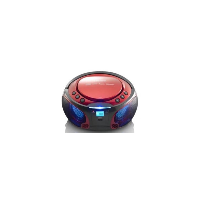Radioodtwarzacz LENCO SCD-550RD Czerwony