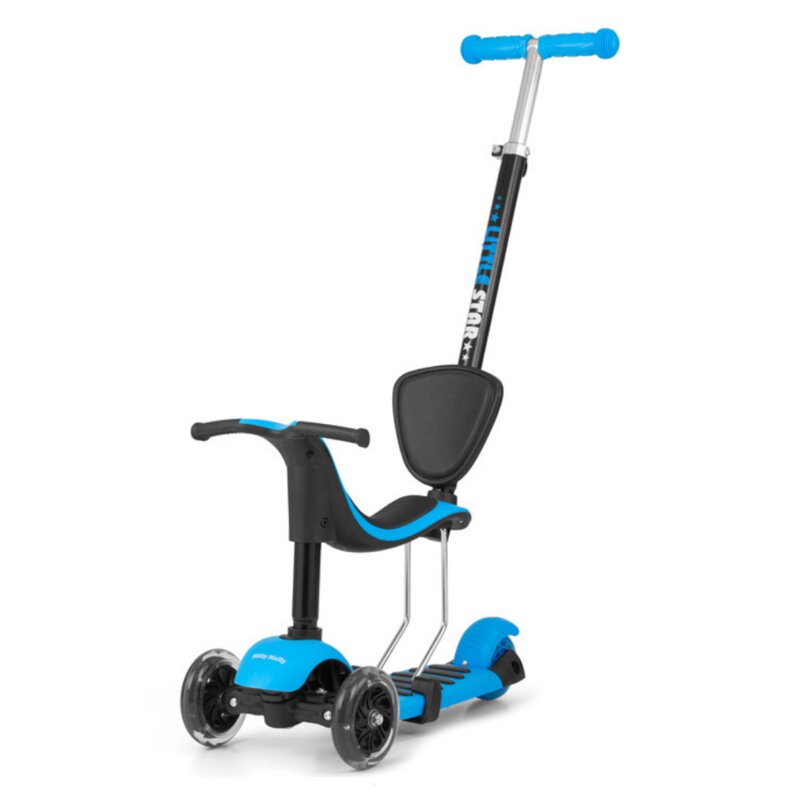 Hulajnoga dla dzieci MILLY MALLY Little Star 3w1 Niebieski