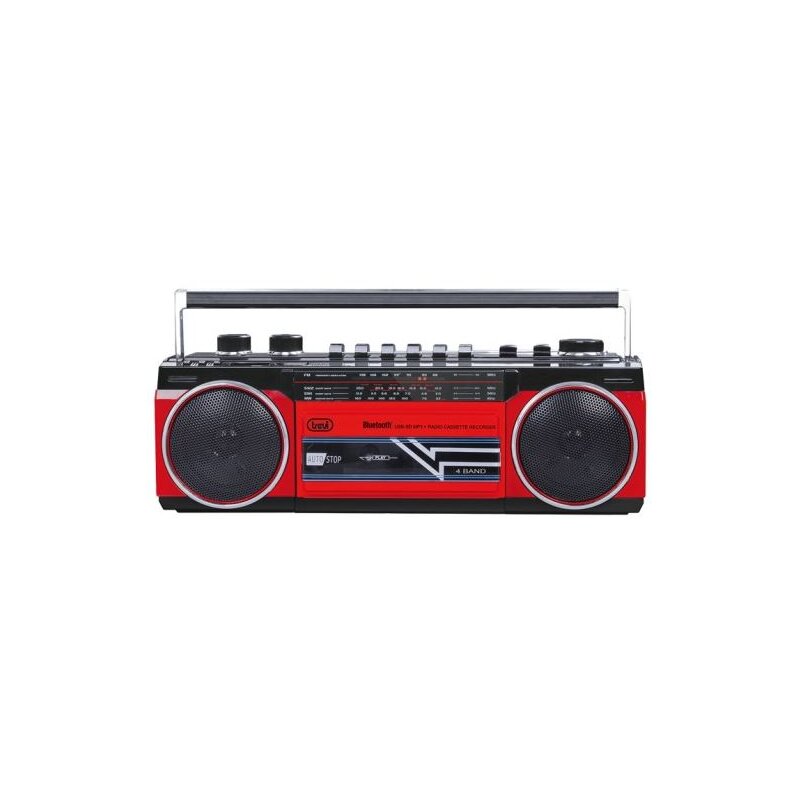 Radiomagnetofon TREVI RR501 Bluetooth Czerwony