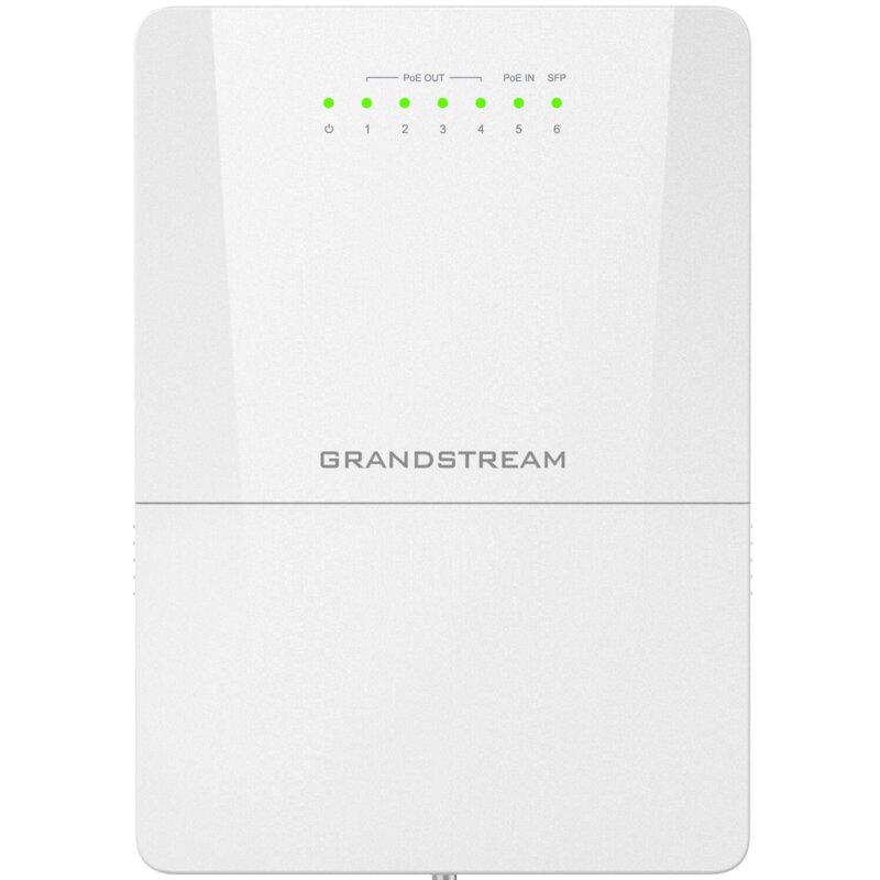 Switch GRANDSTREAM GWN7710R Gigabit Ethernet, 6 portów, Funkcja PoE, Zarządzalny