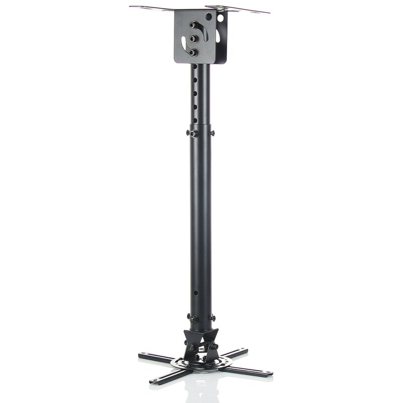 Uchwyt sufitowy ART P-107B Maksymalne obciążenie 15 kg Czarny