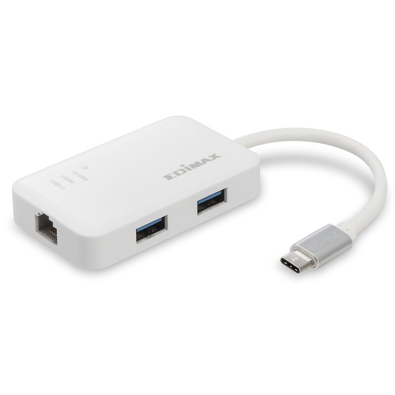 Karta sieciowa EDIMAX EU-4308 USB-C, Zewnętrzna