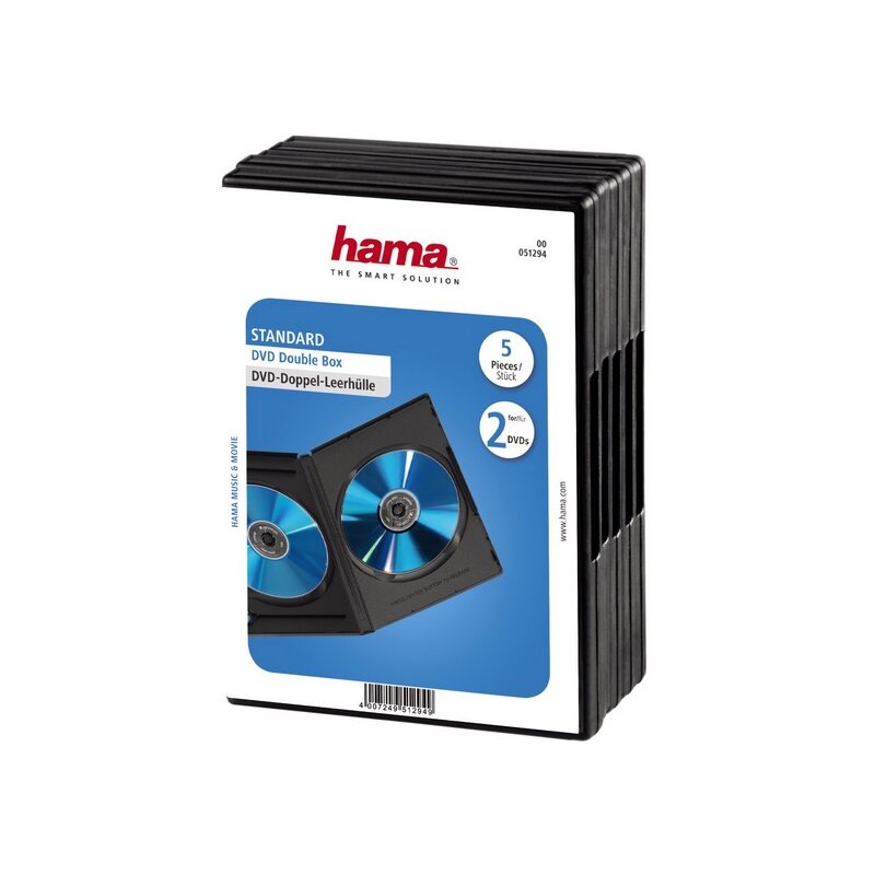 Pudełko HAMA DVD Double Box (5 szt.)
