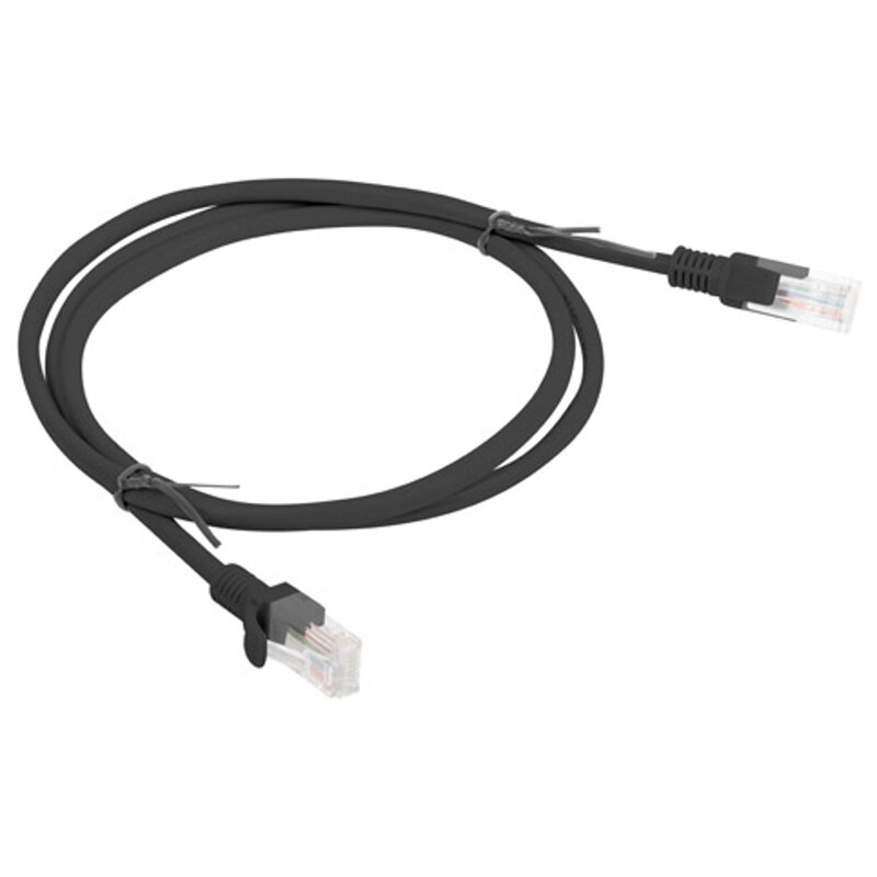 Kabel RJ-45 - RJ-45 LANBERG PCU5-10CC-0100-BK 1 m