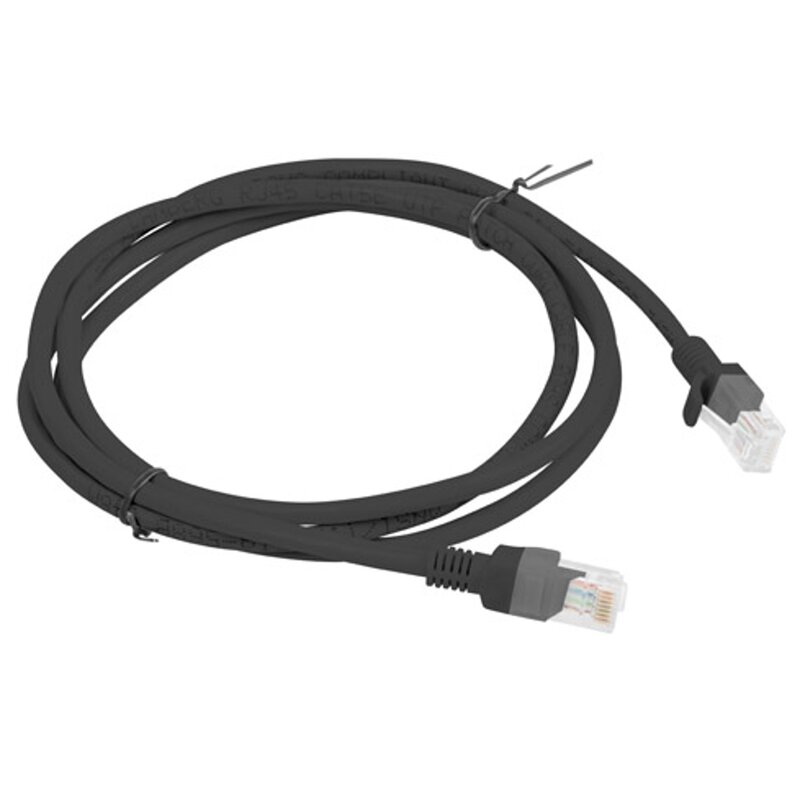 Kabel RJ-45 - RJ-45 LANBERG PCU5-10CC-0150-BK 1.5 m