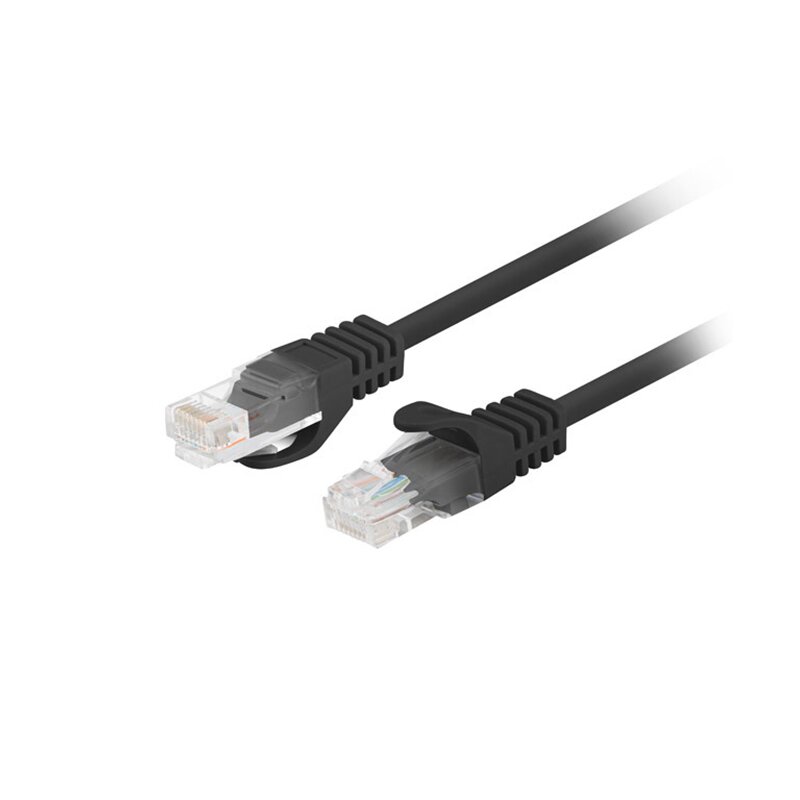 Lanberg Patchcord kat.5e 3.0M UTP czarny