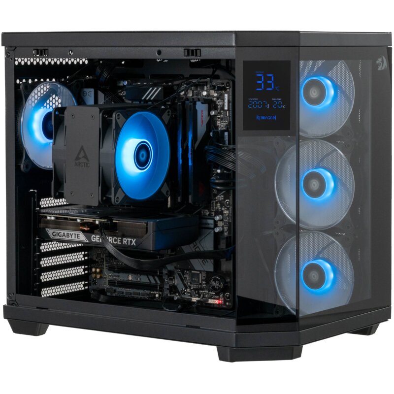 Komputer MAD DOG VISION-A03DR32 R5-7500F 32GB RAM 1TB SSD GeForce RTX5060Ti DLSS 4.5 Wi-Fi