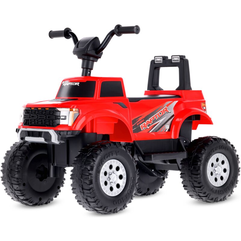 Samochód dla dziecka SUN BABY Ford F150 Raptor J04.027.0.2 Czerwony