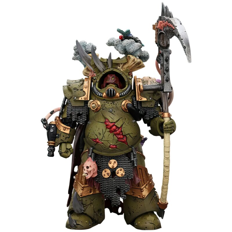 Joy Toy Warhammer 40k Death Guard Deathshroud Terminator 1 with Manreaper and Plaguespurter Gauntlet