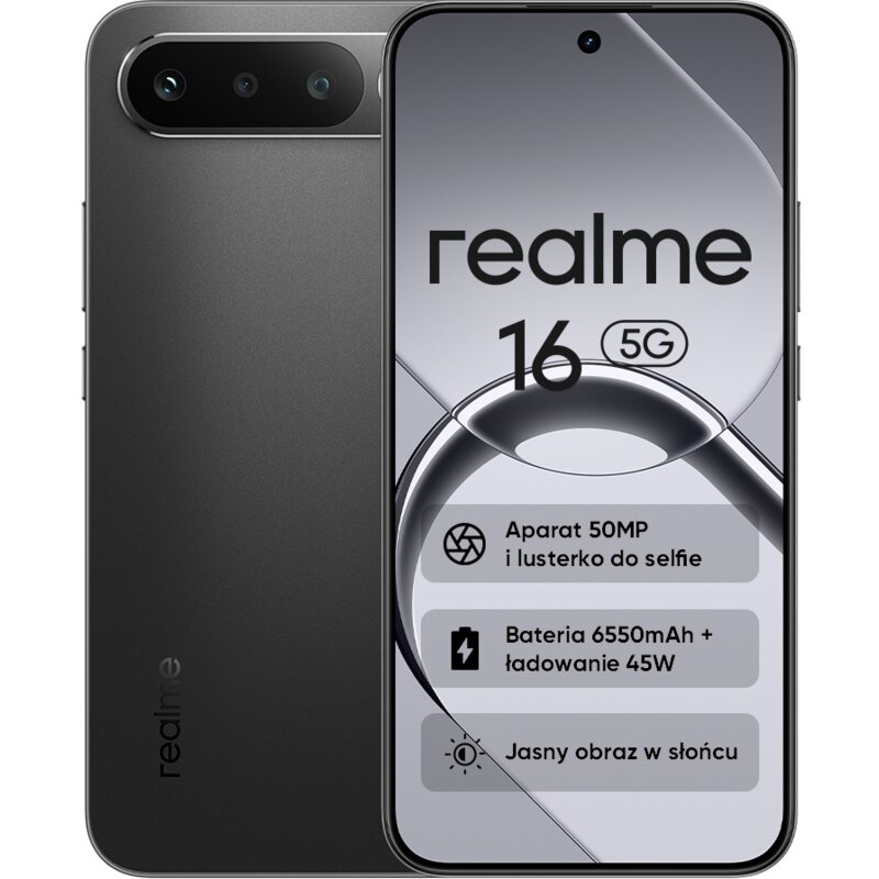 realme 16 5G 8/256GB Black