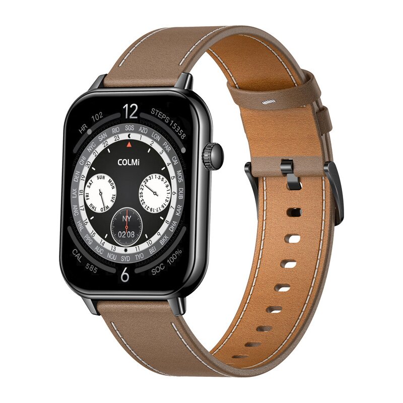 Smartwatch COLMI C28 Czarno-brązowy