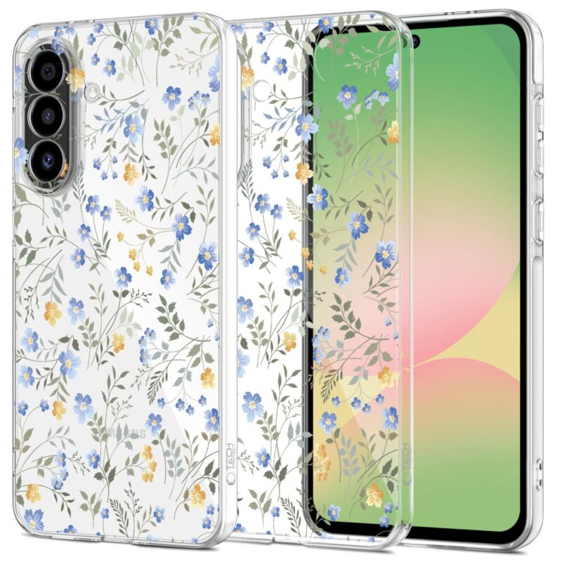 Etui TECH-PROTECT FlexAir do Samsung Galaxy A27 5G Kwiaty