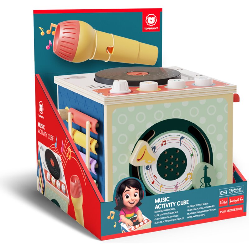 Zabawka edukacyjna TOP BRIGHT Muzyczna kostka dla malucha 1212022024