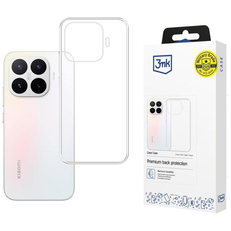 Etui 3MK Clear Case do Xiaomi 17T Przezroczysty