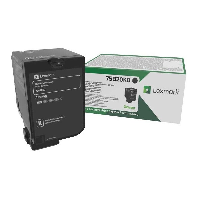 Toner LEXMARK 75B20K0 Czarny