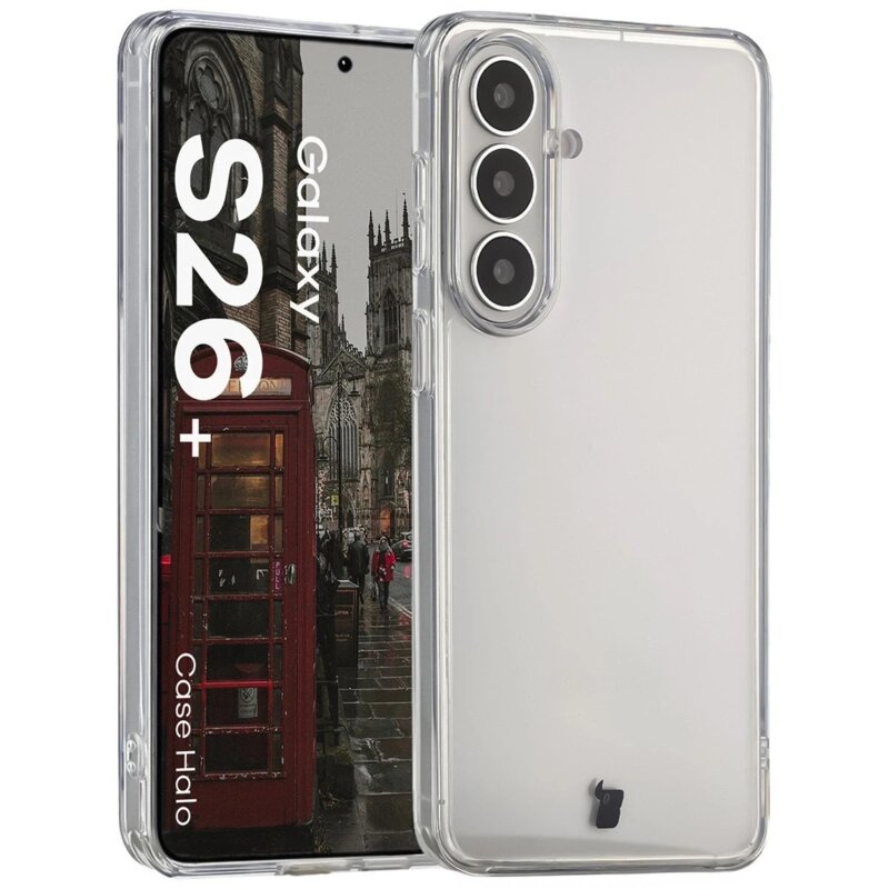 Bizon Case Halo do Galaxy S26 Plus Przezroczysty