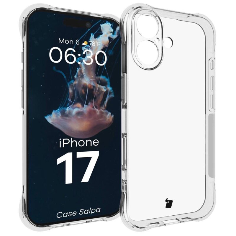 Bizon Salpa do Apple iPhone 17 Przezroczysty
