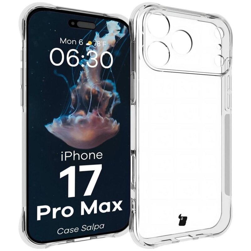 Bizon Salpa do Apple iPhone 17 Pro Max Przezroczysty