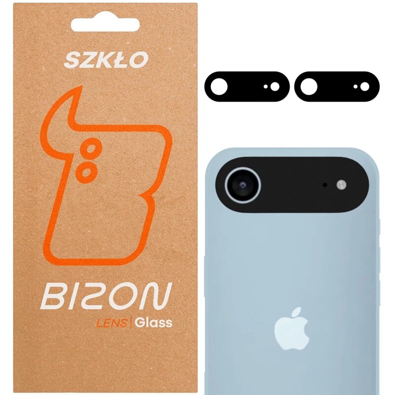 Bizon na aparat Silk Lens do Apple iPhone Air czarny 2 sztuki