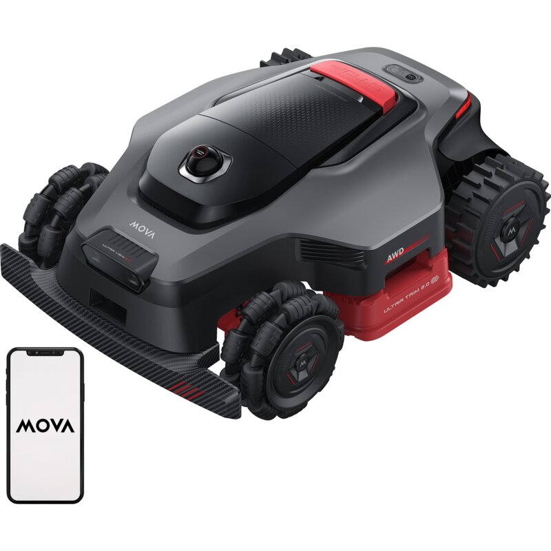Robot koszący MOVA Lidax Ultra 2000 AWD bez przewodu ograniczającego 2000m2