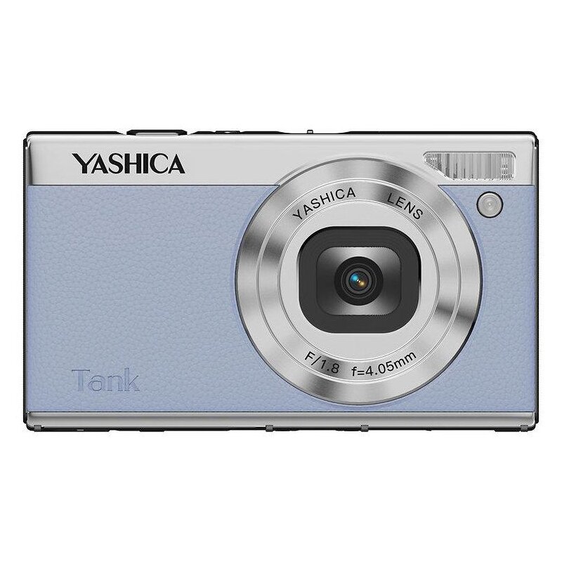 Aparat YASHICA Tank Niebieski, 12Mpix, 8-krotny zoom cyfrowy, 4K 30fps