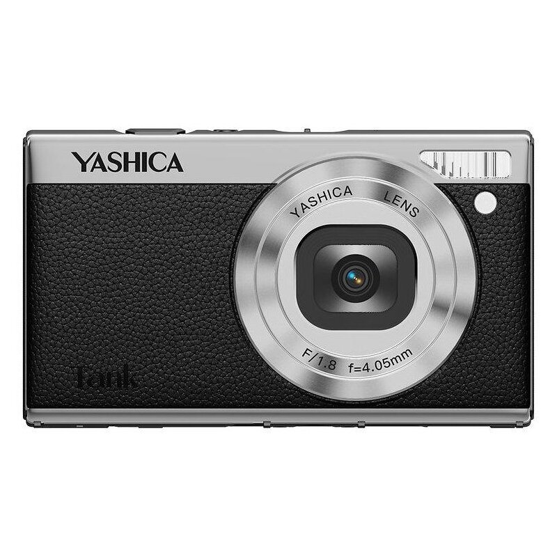 Aparat YASHICA Tank Czarny, 12Mpix, 8-krotny zoom cyfrowy, 4K 30fps