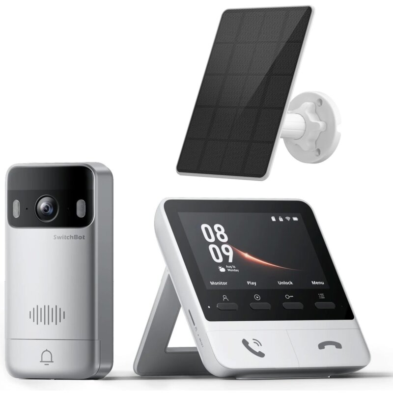 Wideodzwonek SWITCHBOT Doorbell W6702001 Wi-Fi Srebrno-czarny