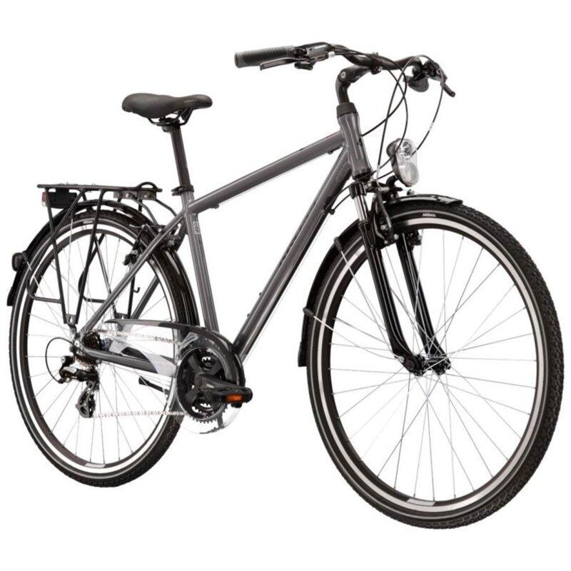 Rower trekkingowy KROSS Trans 2.0 M17 28 cali męski Grafitowo-czarny