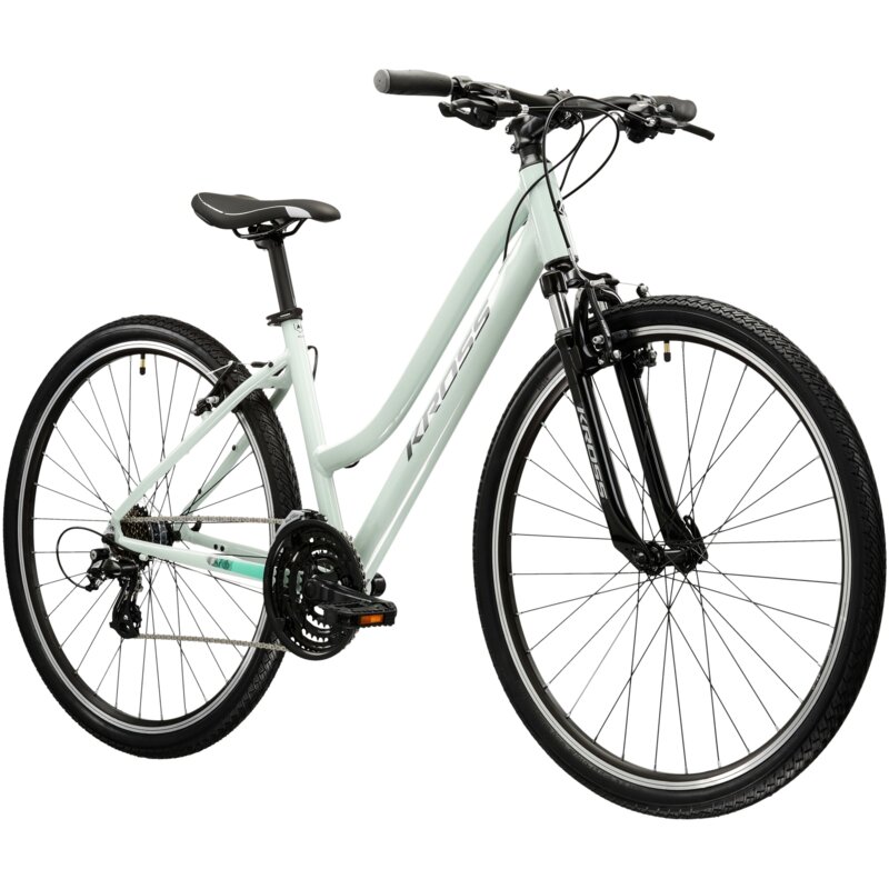 Rower crossowy KROSS Evado 2.0 U15 28 cali Miętowo-czarny