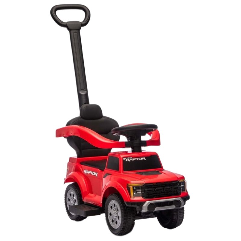 Jeździk MILLY MALLY Ford F-150 3w1 Czerwony rączka