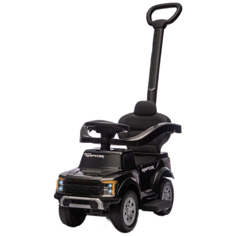 Jeździk MILLY MALLY 3w1 Ford Raptor F-150 Czarny rączka
