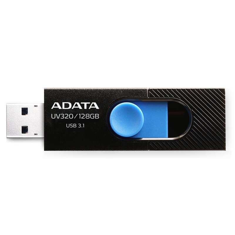 Pendrive ADATA UV320 128GB USB 3.2 czarno-niebieski