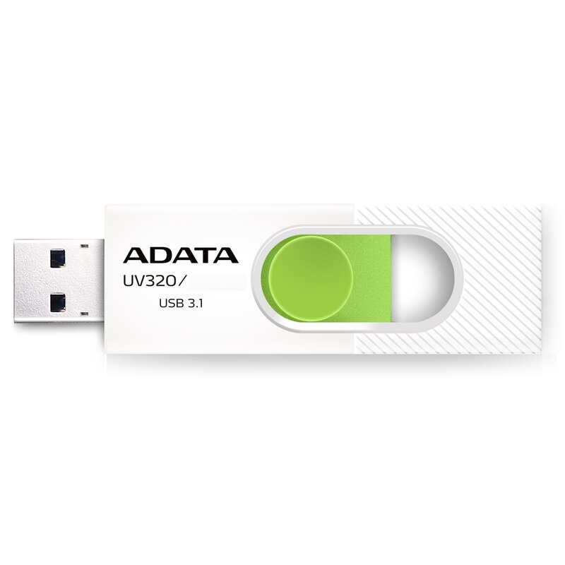 Adata Pendrive UV320 64GB USB3.2 biało-zielony