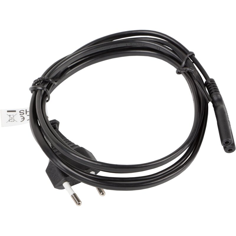 Kabel IEC C7 - CEE 7/16 LANBERG 1.8 m
