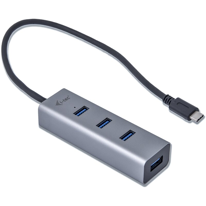 Hub I-TEC C31HUBMETAL403 USB Typu C, Pasywny
