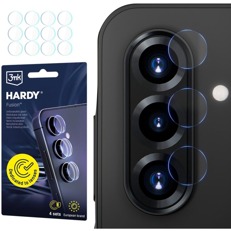 Szkło hybrydowe na obiektyw 3MK Hardy Fusion Lens Protection do Samsung Galaxy A27 5G (4 szt.)