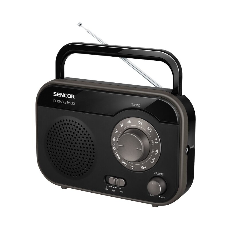 Radio SENCOR SRD 210 B Przenośne