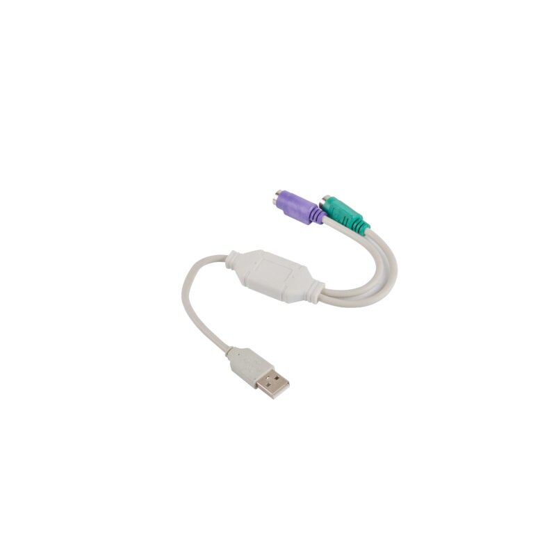 Adapter USB - 2x PS/2 LANBERG AD-0025-W 0.2 m
