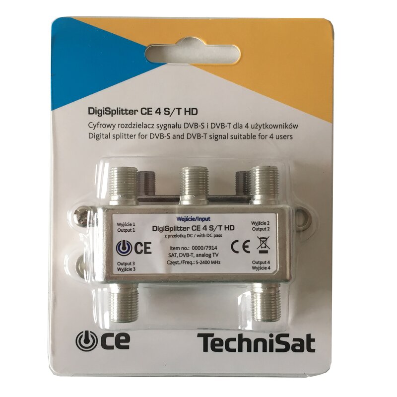 Rozdzielacz antenowy TECHNISAT CE 4 S/T HD