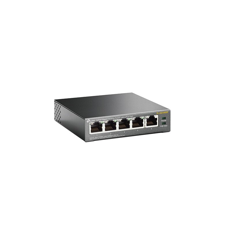 Switch TP-LINK TL-SG1005P Gigabit Ethernet, 5 portów, Funkcja PoE