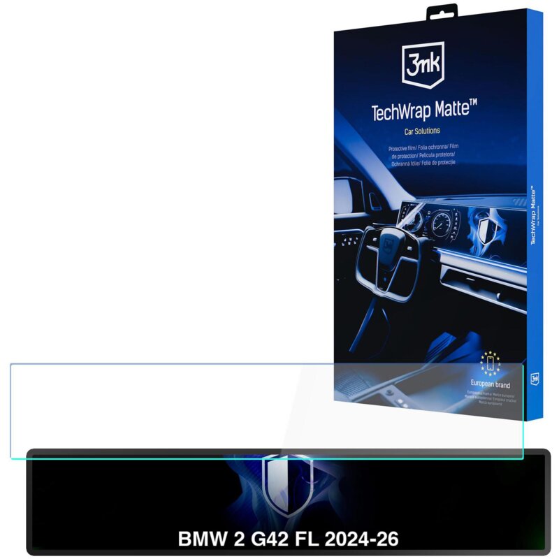 Folia ochronna 3MK TechWrap Matte Center Display do BMW 2 G42 FL 2024-2026
