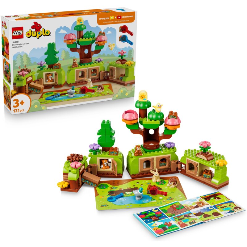 LEGO 10480 DUPLO Las odkrywców z dzikimi zwierzętami