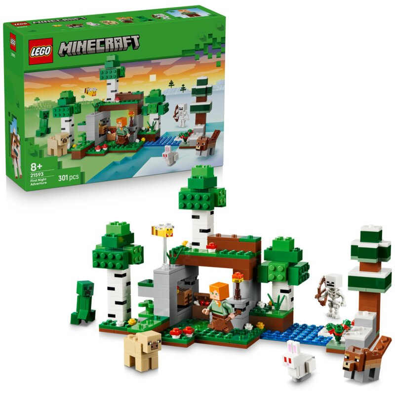 LEGO 21593 Minecraft Przetrwanie pierwszej nocy