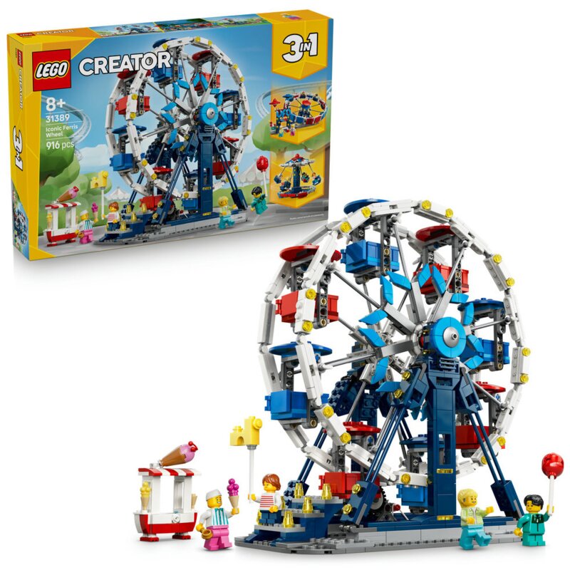 LEGO 31389 Creator 3w1 Kultowy diabelski młyn